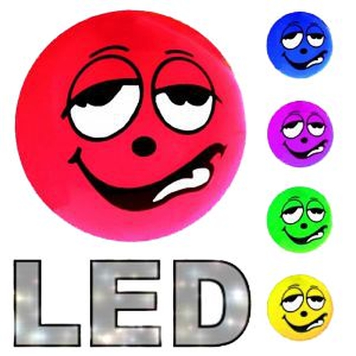 LED Smiley Flummiball