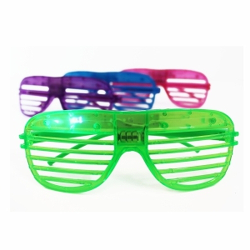 Blinkende LED Atzenbrille